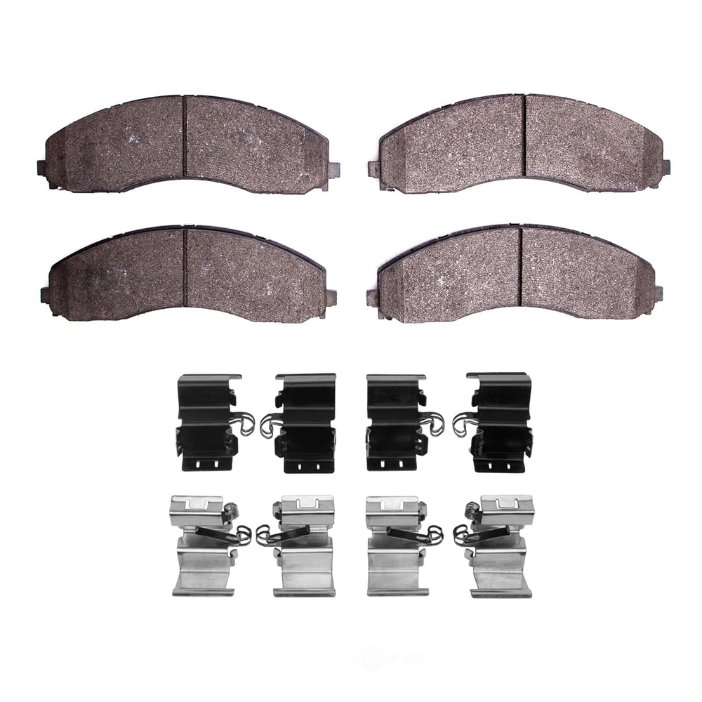 Dynamic Friction Company 1551-2018-01 DFC 5000 Advanced Brake Pads - Semi Metallic and Hardware Kit
