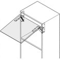 thumbnail image 2 of Set Of 2 Hinged Flap Hingesup And Down Door Support Hinge Hidden Embedded Hinge 90 Spring Supportl, 2 of 2