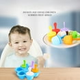 thumbnail image 4 of Cheer.US Silicone Popsicle Mold, 7-cavity DIY Ice Pop Molds for Baby Kids,Children's Food Supplement Box/Crisper/Jelly Ice, Reusable Baby Popsicle Food Storage Container, 4 of 6