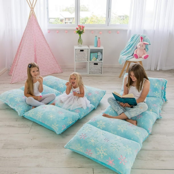 Colux 3 In 1 Premium Glow The Dark Floor Pillow Cover For Kids Only Dark Floor Pillow Cover, Armchair Bed Pillow
