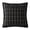 Black, variant on HiEnd Accents Windowpane Euro Sham, 27x27 inch, Black Plaid Pillow Covers, Classic Modern Rustic Cabin Lodge Euro Sham Covers