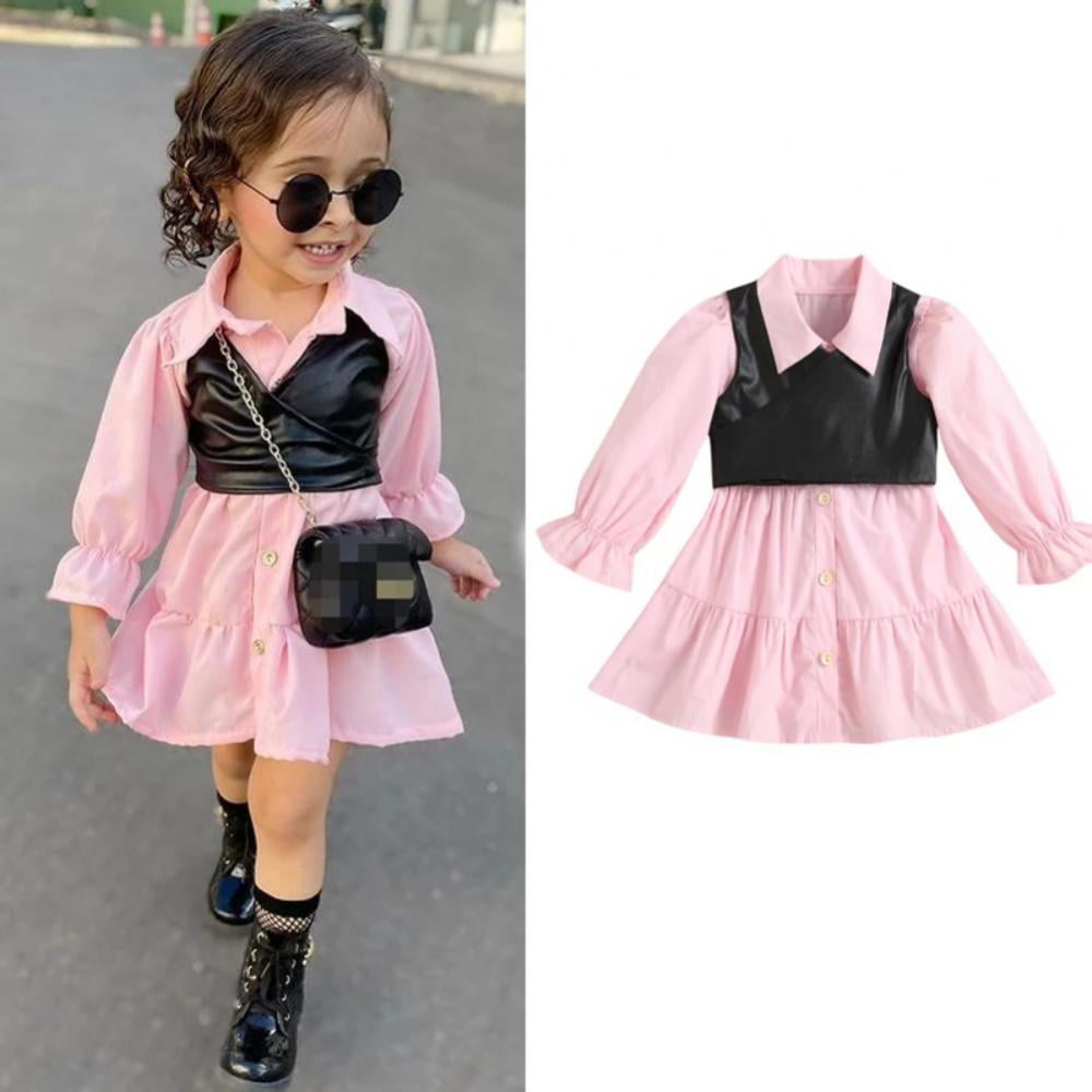 Canopy Baby Girl's Pink Shirt Dress + ...