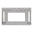 thumbnail image 1 of Instalador de manijas para muebles con tornillos ajustables, plantilla de herrajes para gabinetes de acero inoxidable plateado, 1 of 8