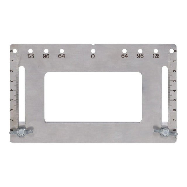 Adjustable Punch Locator,Cabinet Hardware Jig Stainless Cabinet Hardware Jig Hole Punch Locator Future-Proof Design