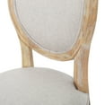 thumbnail image 5 of GDF Studio Phinnaeus Indoor French Country Fabric Dining Chairs, Set of 2, Beige and Natural, 5 of 12