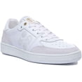 thumbnail image 1 of Pantofola D'Oro Maracana Low Men's Lace Up Casual Leather Sneakers In White Size 11.5, 1 of 6