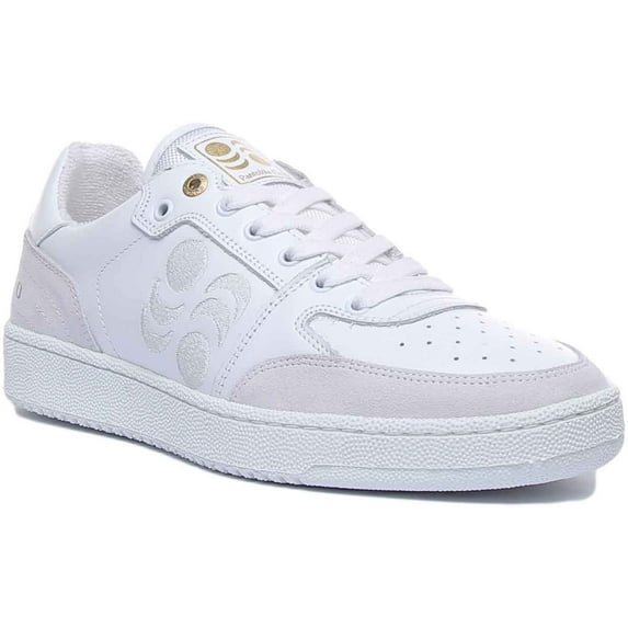 Pantofola D'Oro Maracana Low Men's Lace Up Casual Leather Sneakers In White Size 11.5