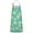 Turquoise Daisy Flower, variant on Turquoise Daisy Flower Yellow Centers Apron-Garden Aprons for Women with Pockets-Cotton Linen Waterproof Kitchen Cooking Gardening Aprons Adjustable for Kitchen,Cooking,BBQ and Salon 33x27 Inch
