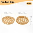 thumbnail image 3 of Uxcell 4-Pack Round Soffit Vents, 60mm/2.4 Inch Plastic Air Vents Grille Circular Soffit Vents Cover for Bathroom Home/ Office/Kitchen/Cabinet/Wardrobe [Orange], 3 of 6