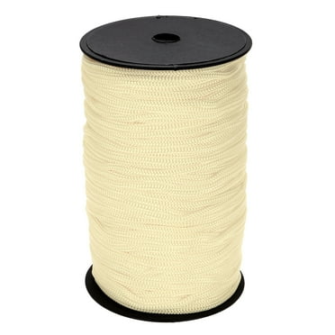 3/16 Inch Polypropylene Rope Braided Ropes, 328ft Nylon Rope Beige