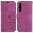 thumbnail image 2 of Compatible with Sony Xperia 1 III Embossed Cute Tiger Flip Folio Wallet Case Card Pocket Holder Cover, 2 of 5