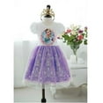 thumbnail image 4 of Girls Frozen Inspired Elsa Dress Purple Size 4, 4 of 4