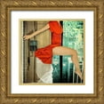thumbnail image 1 of Ambra 26x26 Gold Ornate Wood Framed with Double Matting Museum Art Print Titled - crescendo, 1 of 4