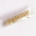 thumbnail image 3 of Lot de 1000 Bouchons d'Espacement Rondelle 2x2mm Perles Charmes.5mm Boucles d'Oreilles Bracelet Collier Fil Chaîne, 3 of 8