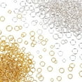 thumbnail image 1 of 1000pcs Golden Silver Jump Ring Open Jump Rings Iron Connetor Rings Jewelry Making Finding for Earrings Necklaces Jewelry Making, 1 of 8
