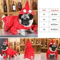 thumbnail image 3 of Disfraz de langosta para perro Teddy Pug Ropa de Halloween juego de rol rojo, 3 of 8