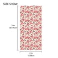 thumbnail image 4 of Butterflies on Peonies Beach Towel Oversized 74"x37" Pool Towels Soft Absorbent Extra Large Quick Drying for Bathroom, 4 of 5