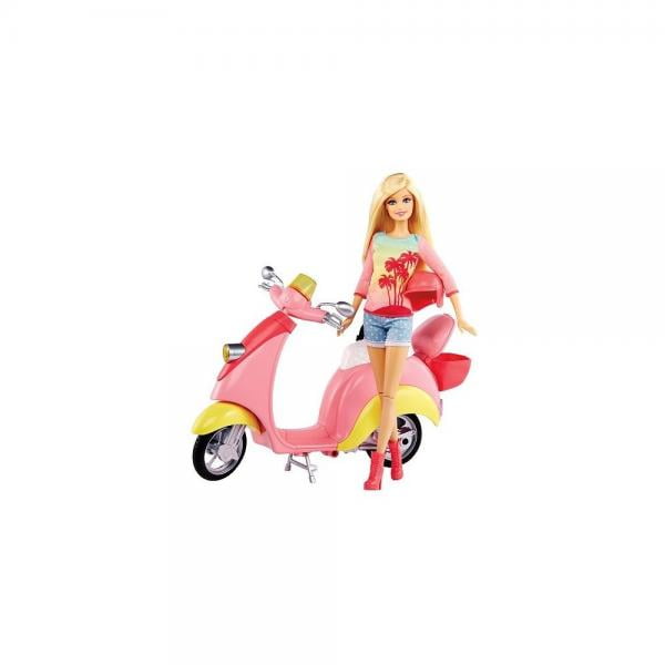 barbie and scooter set