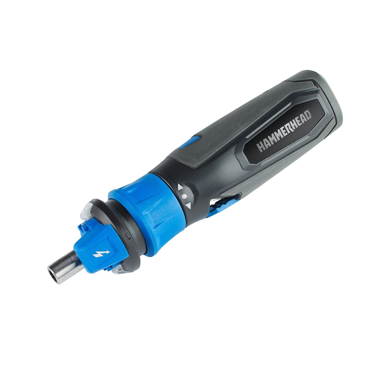 HAMMERHEAD 4V Lithium Rechargeable Screwdriver with Patented Circuit Sensor  Technology and 9-Piece Bit Kit