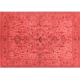 thumbnail image 1 of Ahgly Company Machine Washable Indoor Rectangle Oriental Red Traditional Area Rugs, 2' x 3', 1 of 4