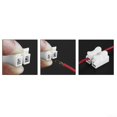 thumbnail image 3 of Bloque de terminales de abrazadera de resorte de fijación rápida Aceovo 10 x 10 A, conector de cable sin tornillos a presión, bloque de 2 orificios, 3 of 8