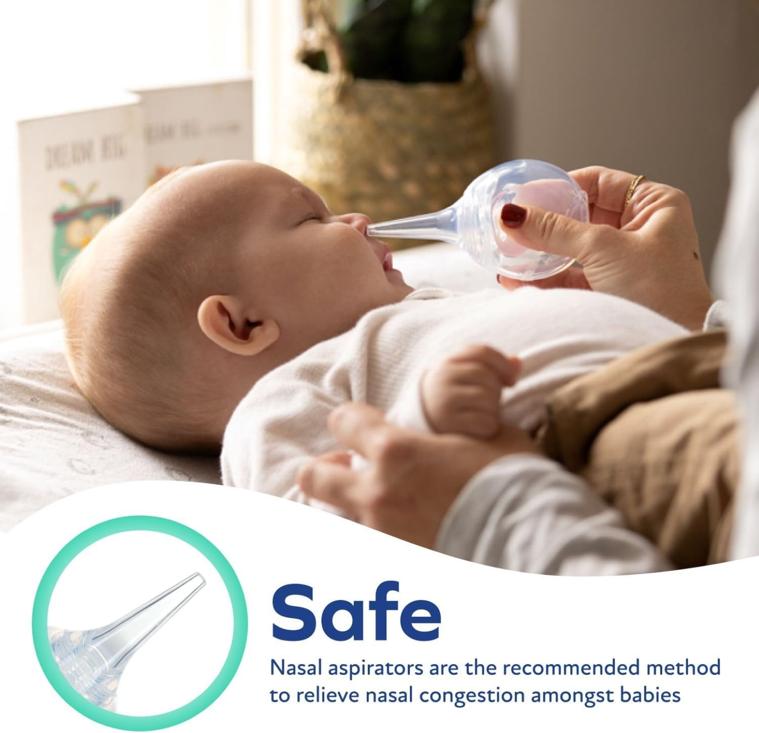 Dr. Talbot's Large Silicone Nasal Aspirator with Cover