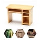 thumbnail image 2 of 1:12 Compact Computer Desk W/Keyboard Tray Kit for Bedroom Office Study Table, 2 of 5