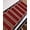 Red, variant on Grey Geometric Stair Treads for Wooden Steps Indoor Runner Rug Carpet, Bohemia Tribal Farm Tribal Patterned 4 Pieces Peel and Stick Staircase Step Treads Covers Washable Throw Door Mats, 30"x8"