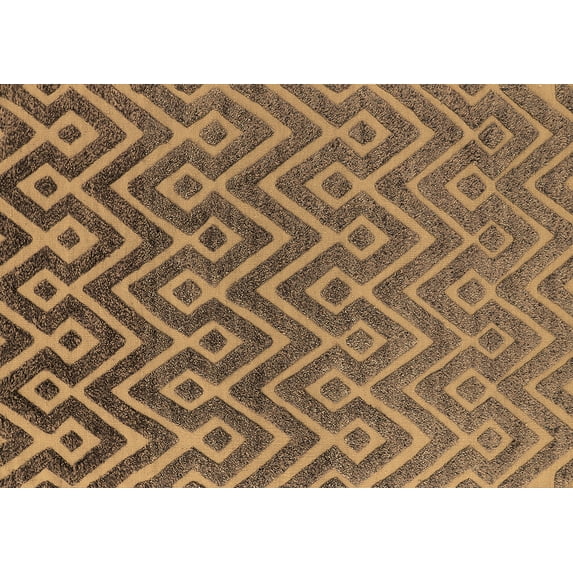 Ahgly Company Indoor Rectangle Oriental Brown Industrial Area Rugs, 8' x 12'