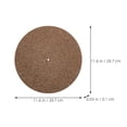 thumbnail image 2 of HAMPPLIES 2Pcs Vinyl Record Mat Cork Impact Protection for Audio Equipment Maintenance, 2 of 7