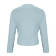 thumbnail image 5 of IROINNID Blazer for Women Savings Suit Open Front Jacket Daily Solid Color Work Office Short Blazers,Light Blue, 5 of 6