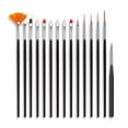 thumbnail image 1 of 15pcs Kit de pinceles para uñas Tips para uñas de gel UV MABOTO Kit de cepillo de uñas, 1 of 6