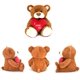 thumbnail image 3 of Teddy Bear HWD ¡Te amo! Peluche de 25 cm con corazón rojo, 3 of 6