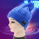 Sans Fil Bluetooth Smart Musique Chapeau Élastique Femmes Coton Tricoté Sport en Cours d'Hiver Garder Chaud Chapeau Bonnet Chapeau – image 4 sur 5