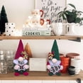 thumbnail image 6 of Christmas Gnomes Plush, Christmas Gnomes With Gingerbread and Christmas Tree, Handmade Xmas Tomte Swedish Nordic Red Green Gnomes Figurine Classical Navidad Elf Gifts Ornaments for Home Office Decor, 6 of 13