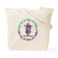 thumbnail image 2 of CafePress - With God THYROID CANCER Tote Bag - Unisex Canvas Tote Bag, Beige, 1-Piece, 2 of 9