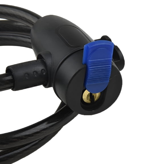 GJX Bicycle Bike Lock 2 Keys Steel Spiral Cable Cycle Chain Security Heavy Duty