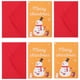 thumbnail image 4 of KAKOWELY tarjetas navideñas 3D de papel de panal tridimensional para regalo de Navidad, 4 of 5