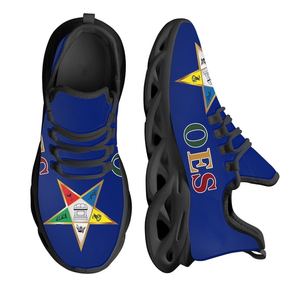 OES Sistars Order Of Eastern Design - Zapatillas de plataforma cómodas, informales, de malla, ligeras, para correr, para mujer