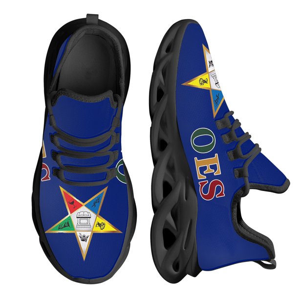 OES Sistars Order Of Eastern Design - Zapatillas de plataforma cómodas, informales, de malla, ligeras, para correr, para mujer