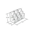 thumbnail image 2 of Three-Tier Nine-Pocket Trifold Brochure Holder, 2-Pack, 2 of 3