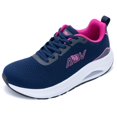 thumbnail image 1 of Zapatos para caminar SHNMAE, puntera ancha, soporte para arco, mujer, azul 9, 1 of 6