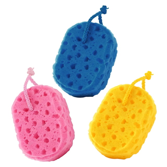 DEEPCRAFF 3Ud Esponjas Para Con Estructura De Que Promueven Circulación Y Limpieza Profunda