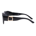 thumbnail image 4 of Women’s Fit-Over Sunglasses Polarized Lens UV400 Oversized Round Frame Black, 4 of 6