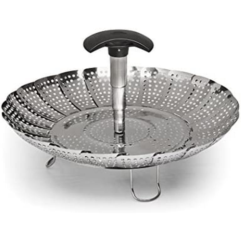 Stainless Steel Steamer with Extendable Handle