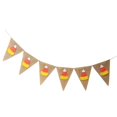 thumbnail image 3 of Vintage Yute Lino Banner Garland Sign Halloween Caída Colgando Decoración Gloria Pancarta de empavesado de maíz dulce, 3 of 6