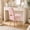 Pink(Super Soft Finish), variant on BouPower Vanity Stool with Storage & Adjustable Backrest – 280 lbs, Faux Fur