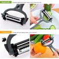 thumbnail image 3 of Cheers US Potato, Vegetable, Apple Peelers Fruit Peelers for Potato, Vegetable, Apple Peelers for kitchen Original Vegetable Peeler Carbon Steel Blade(Stainless Steel), 3 of 7
