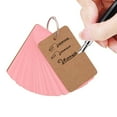 Sticky Note 50 Sheets Of 9.4Cmx5Cm Blank Page Kraft Paper Notebook