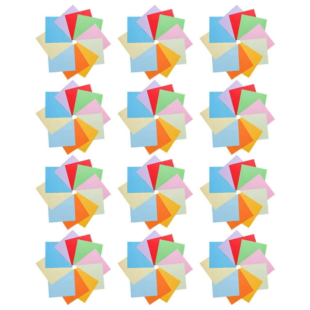 WHAMVOX Diy Origami Card 200Pcs Multicolored Paper For Children Creative Expression Handmade